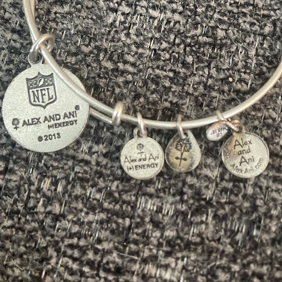 Alex and Ani Broncos Charm Bangle - Picture 8 of 8